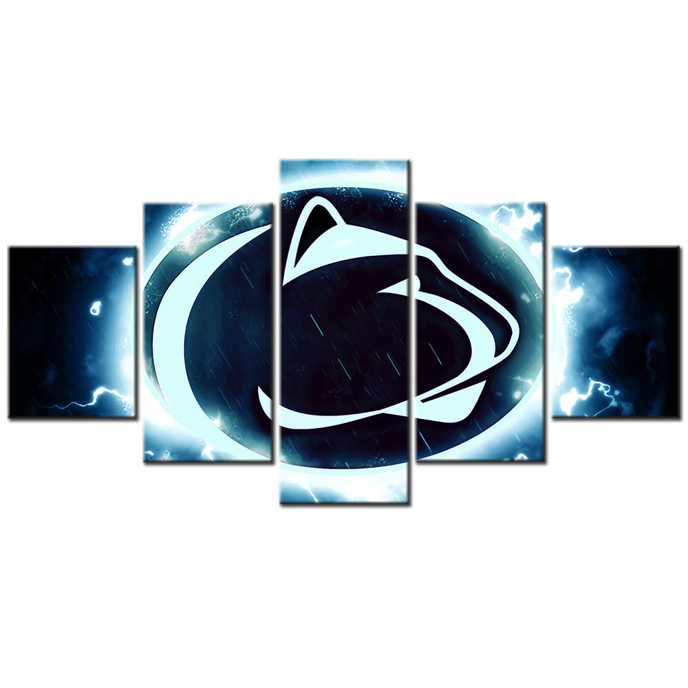 American Football - 5 Pieces Wall Art - AF5020 - Penn State Nittany Lions Football - American Football Poster - American Football Canvas