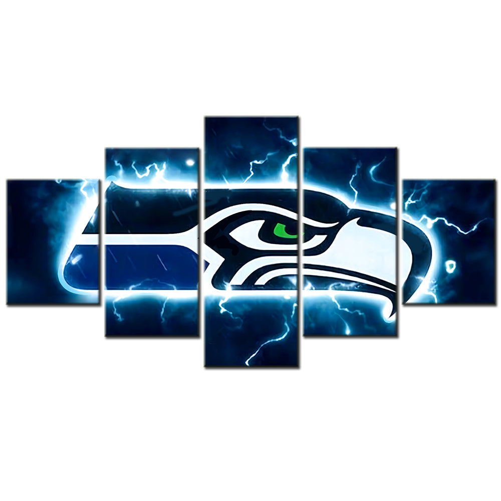 American Football Canvas Wall Art - AF5080 - Seattle Seahawks - NFL Teams