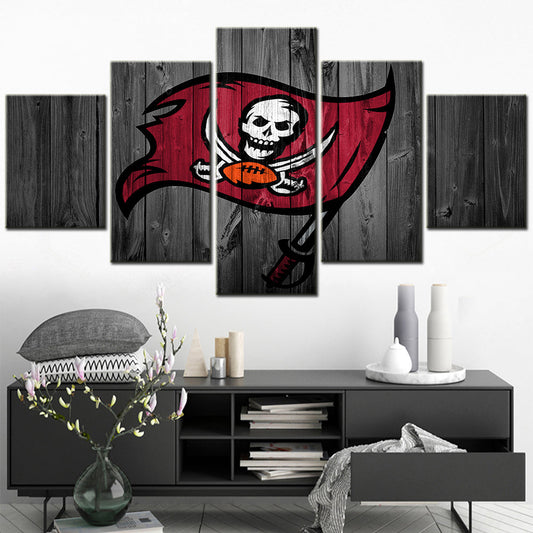 American Football - 5 Pieces Wall Art - AF5029 - Tampa Bay Buccaneers Sport - American Football Poster - American Football Canvas