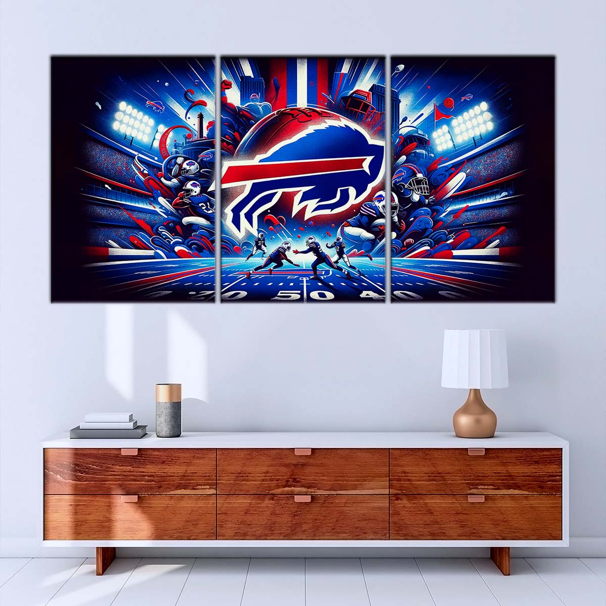 American Football Canvas Wall Art - AF5169 - Buffalo Bills - Super Bowl Spirit - NFL Teams
