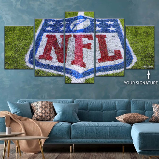 American Football Canvas Wall Art - AF5185 - Dynamic NFL Sports