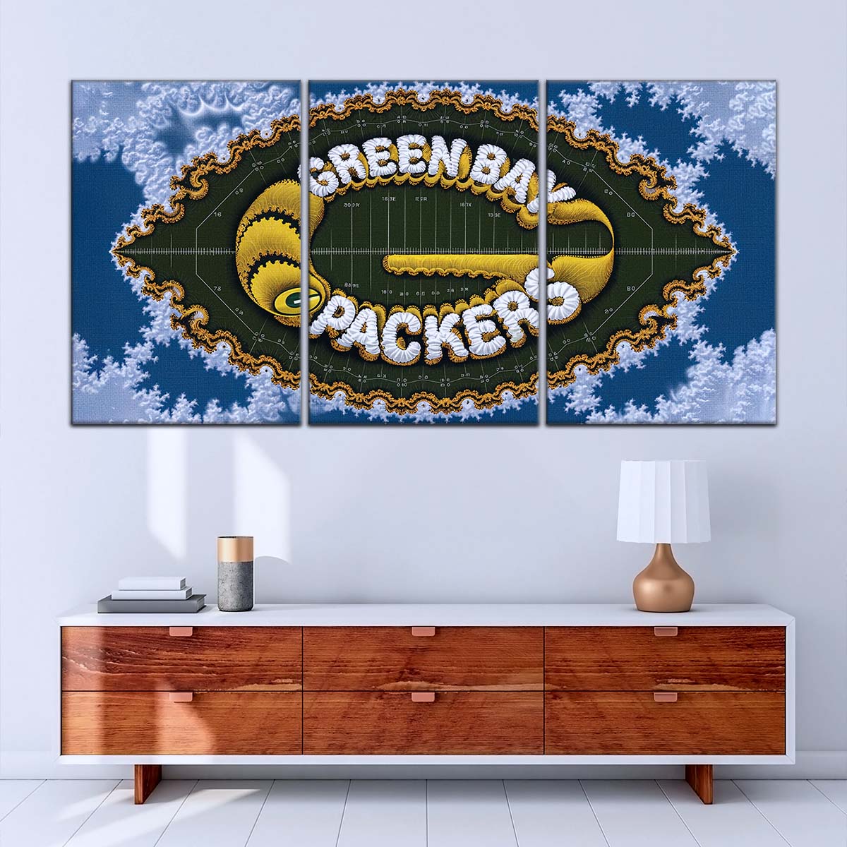 American Football Canvas Wall Art - AF5192 - Green Bay Packers - NFL Teams