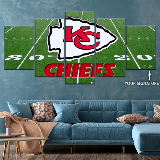 American Football Wall Art - AF5197 - Kansas City Chiefs - NFL Football Team - American Football Poster - American Football Canvas