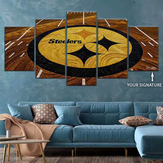 American Football Canvas Wall Art - AF5212 - Pittsburgh Steelers - NFL Teams