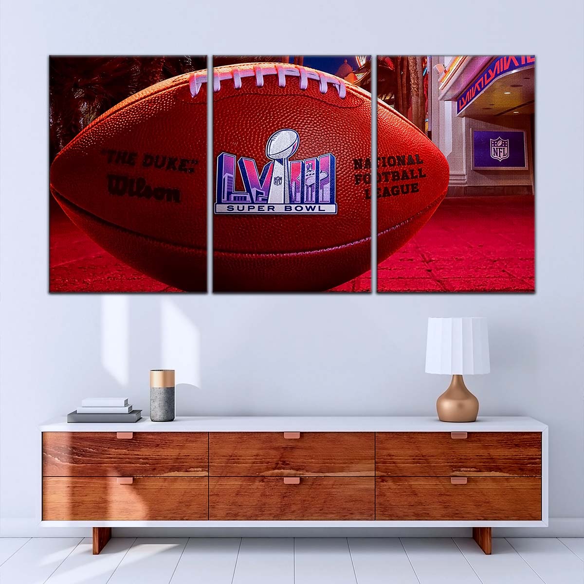 American Football Canvas Wall Art - AF5221 - Super Bowl Excitement