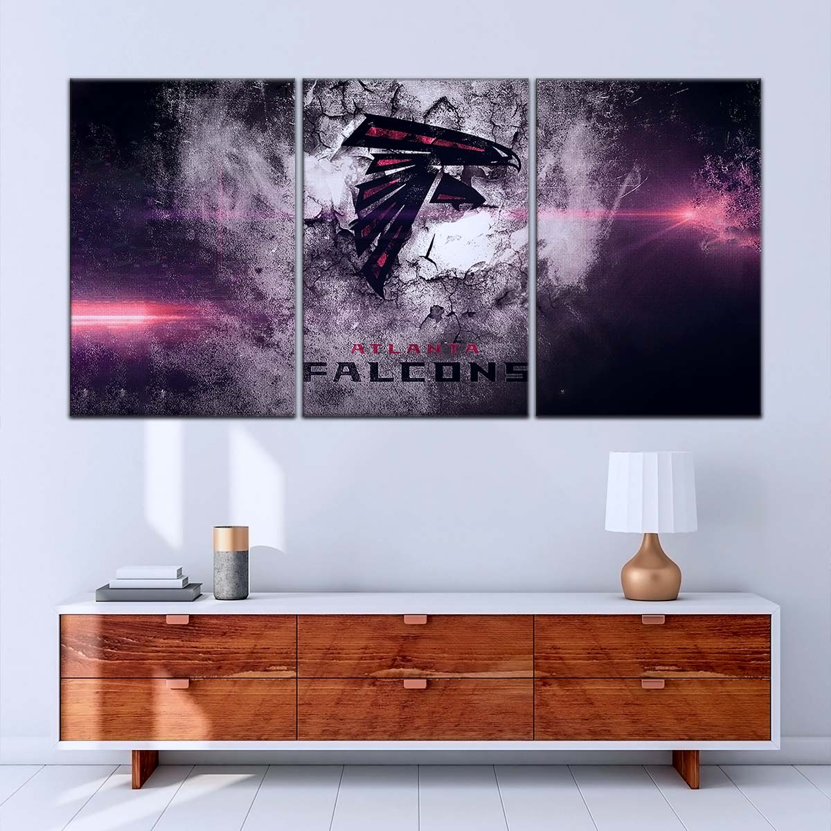 American Football Canvas Wall Art - AF5230 - Atlanta Falcons - NFL Teams