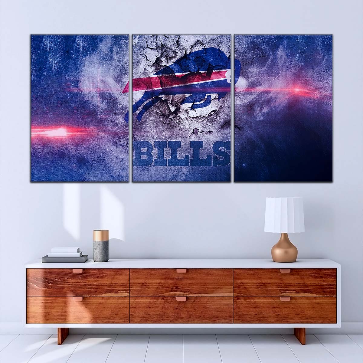 American Football Canvas Wall Art - AF5232 - Buffalo Bills - NFL Teams