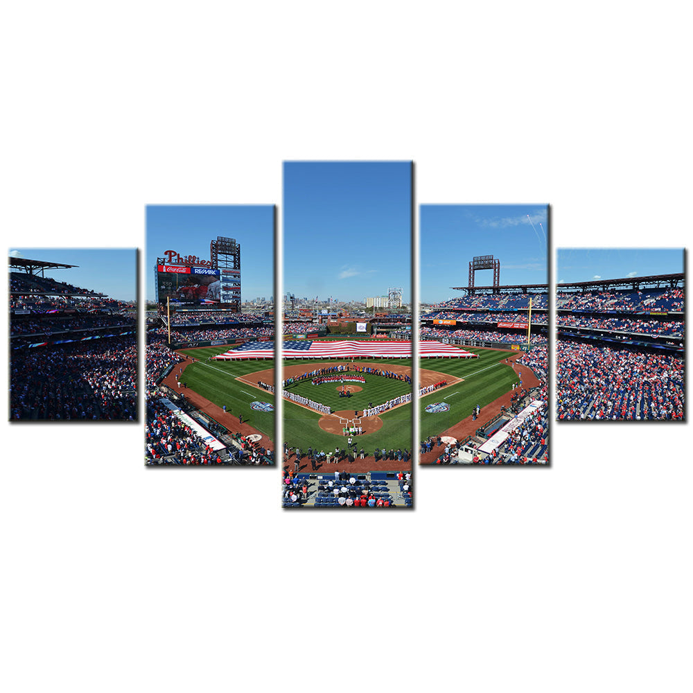 Baseball Canvas Wall Art - BB5017 - Citizens Bank Park - Philadelphia Phillies