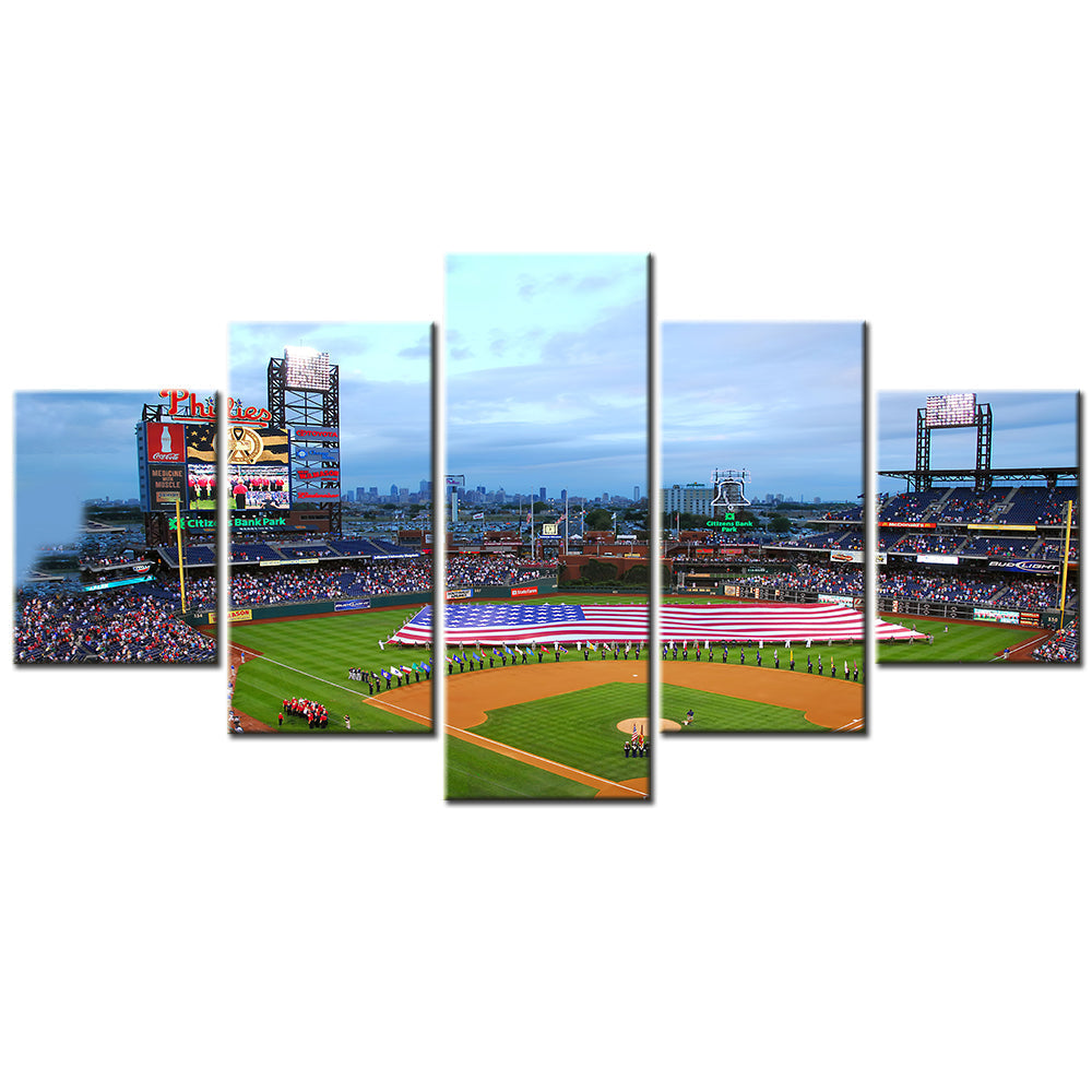 Baseball Canvas Wall Art - BB5020 - Citizens Bank Park - Philadelphia Phillies Baseball