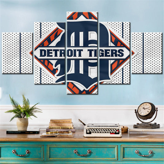 Baseball - 5 Pieces Wall Art - BB5010 - Detroit Tigers - Baseball Poster - Baseball Canvas