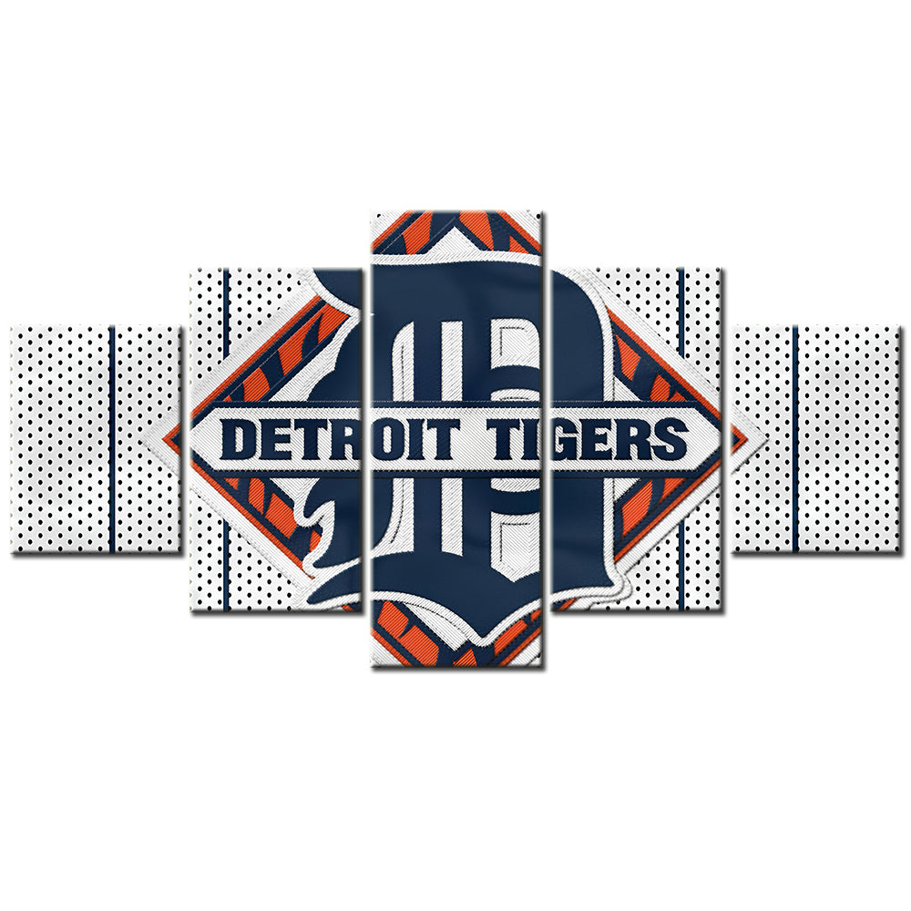 Baseball - 5 Pieces Wall Art - BB5010 - Detroit Tigers - Baseball Poster - Baseball Canvas