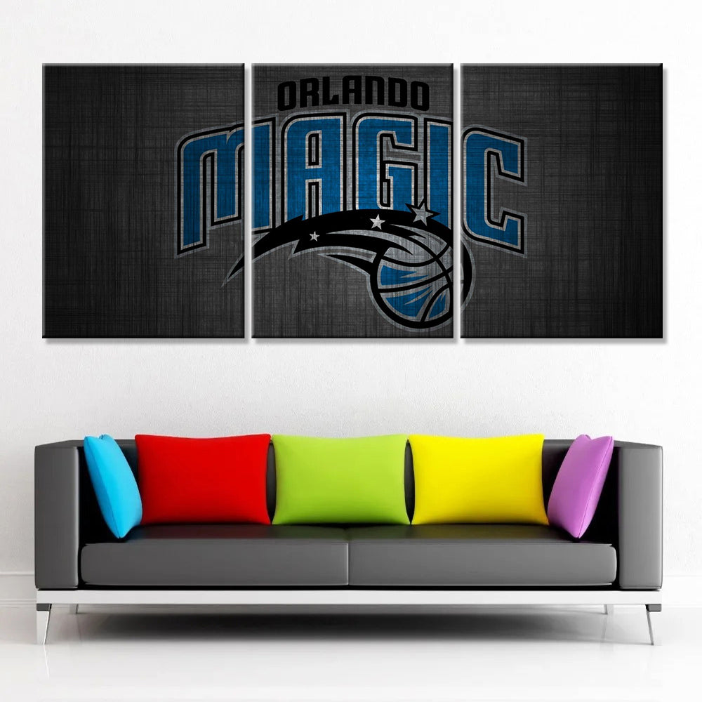 Basketball Canvas Wall Art - BK5039 - Orlando Magic