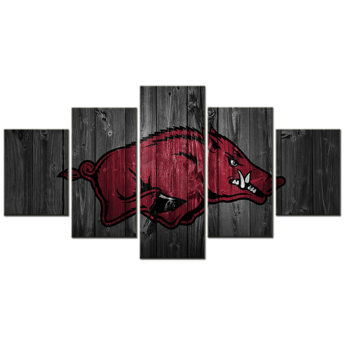 Basketball Canvas Wall Art - BK5002 - Arkansas Razorbacks Men's Basketball - Hogs