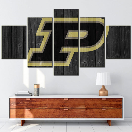 Basketball Canvas Wall Art - BK5019 - Purdue Boilermakers Men's Basketball