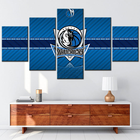 Basketball Canvas Wall Art - BK5028 - Dallas Mavericks