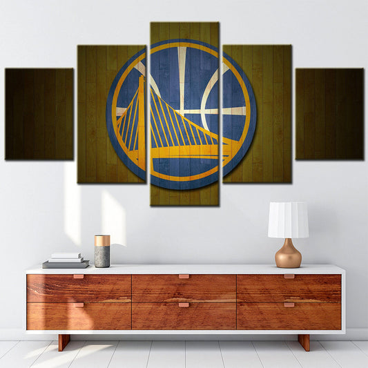 Basketball Canvas Wall Art - BK5031 - Golden State Warriors