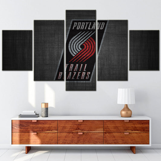 Basketball Canvas Wall Art - BK5041 - Portland Trail Blazers