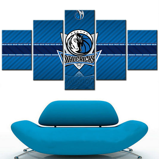Basketball Canvas Wall Art - BK5011 - Dallas Mavericks
