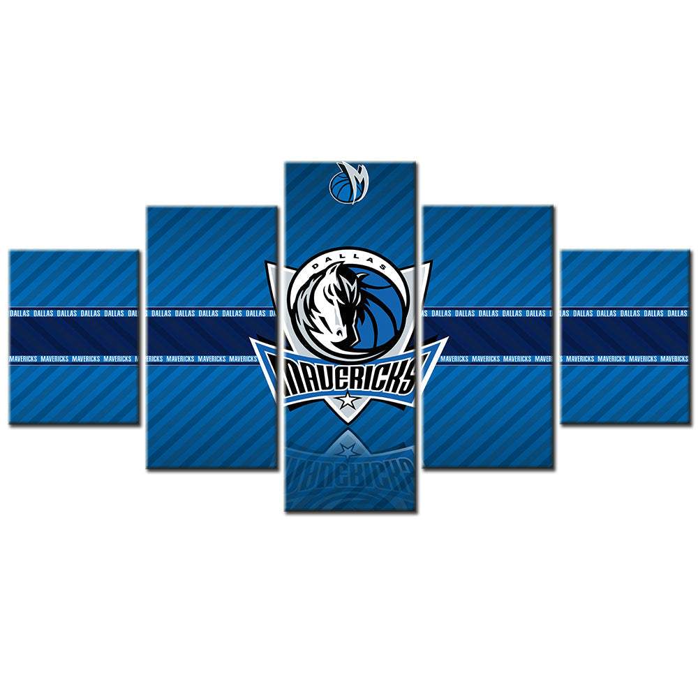 Basketball Canvas Wall Art - BK5011 - Dallas Mavericks
