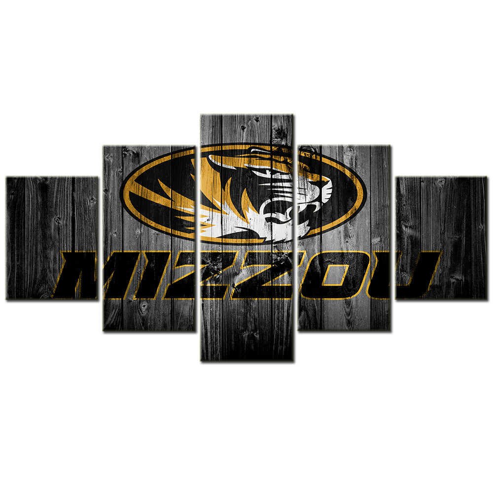 Basketball Canvas Wall Art - BK5014 - Missouri Tigers Men's Basketball