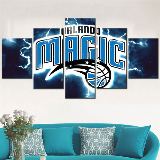 Basketball Canvas Wall Art - BK5007 - Orlando Magic