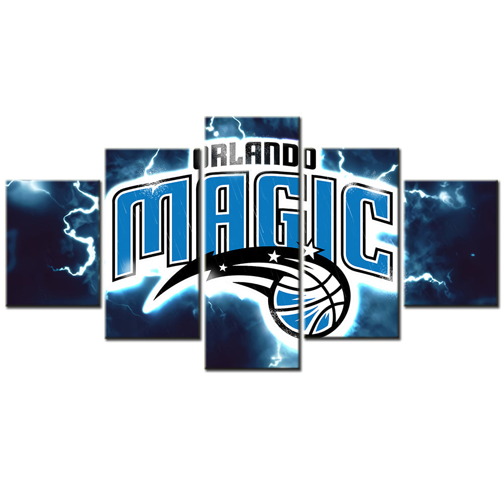 Basketball Canvas Wall Art - BK5007 - Orlando Magic