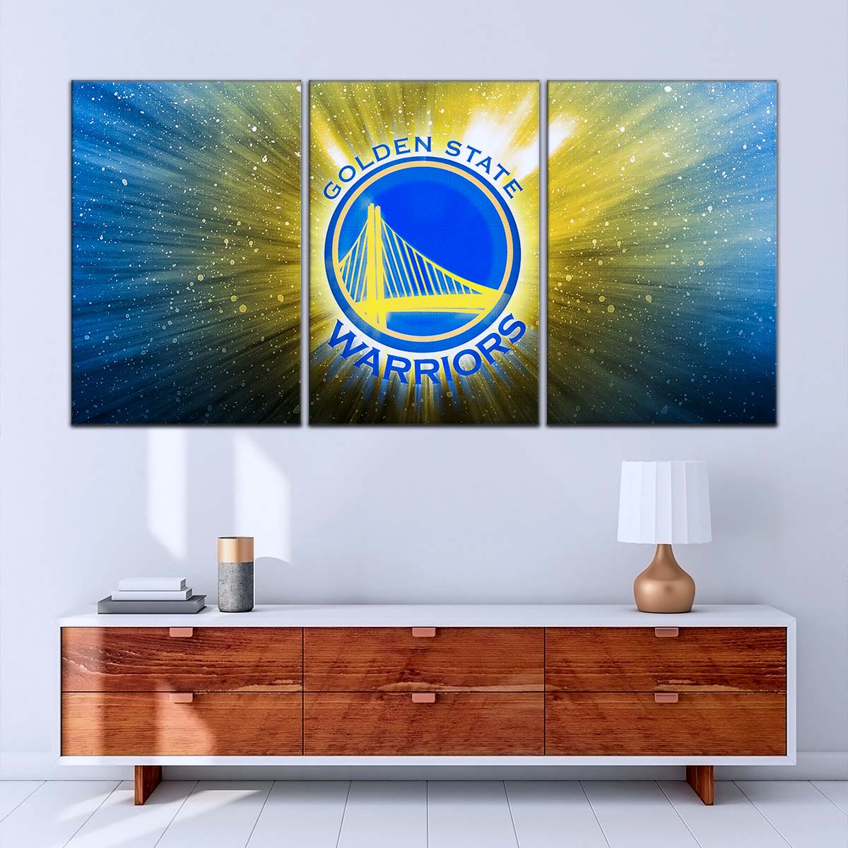 Basketball Canvas Wall Art - BK5046 - Golden State Warriors