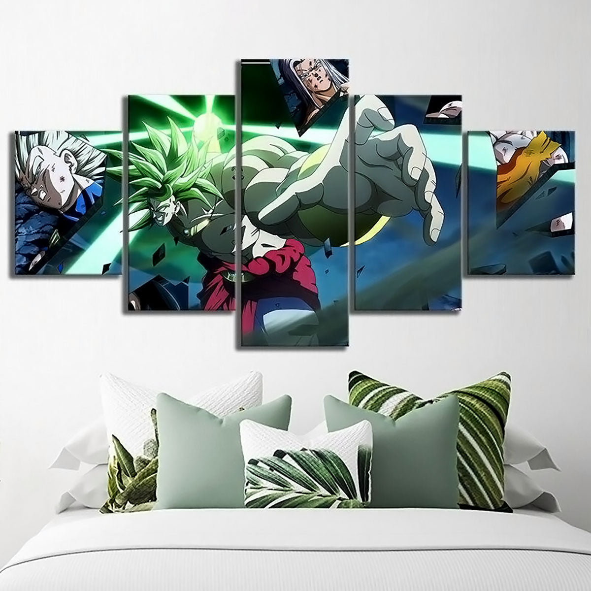 Dragon Ball - 5 Pieces Wall Art - Broly - Vegeta - Goku - Trunks - Dragon Ball Poster - Dragon Ball Canvas
