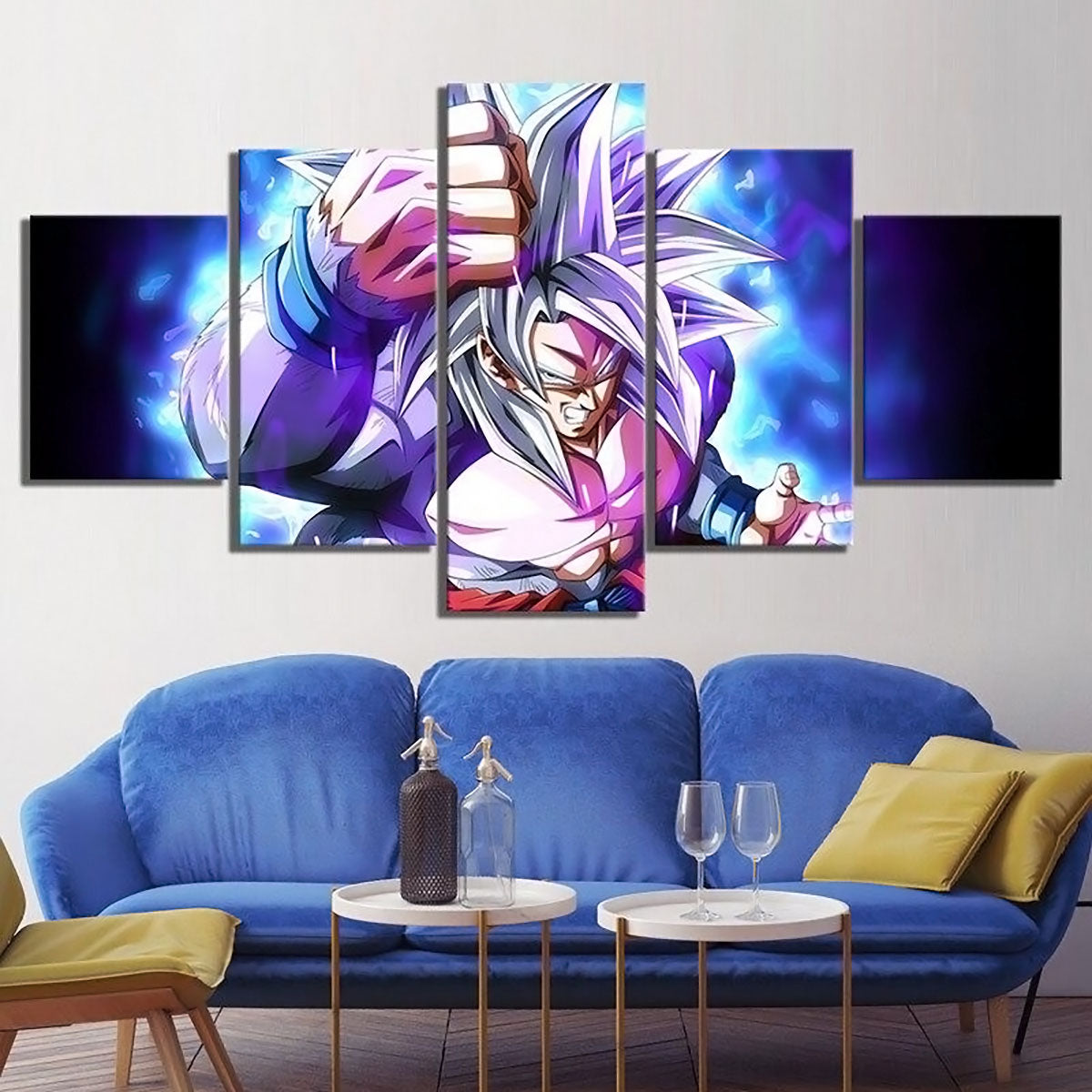 Dragon Ball - 5 Pieces Wall Art - Goku - Super Saiyan 4 - Dragon Ball Poster - Dragon Ball Canvas