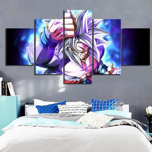 Dragon Ball - 5 Pieces Wall Art - Goku - Super Saiyan 4 - Dragon Ball Poster - Dragon Ball Canvas