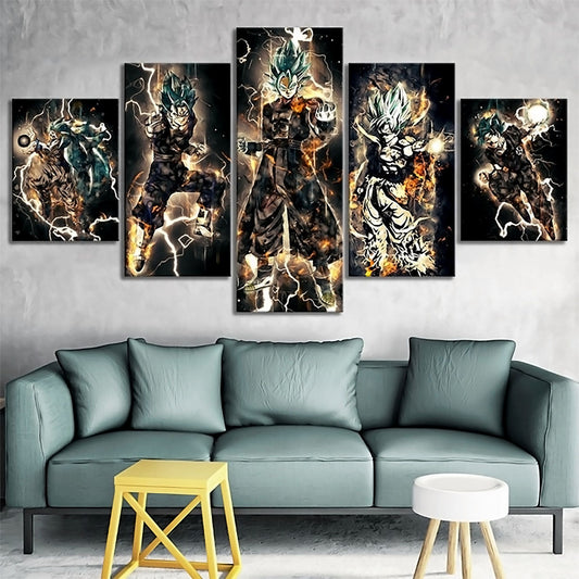 Dragon Ball Super Canvas Wall Art - DR5168 - Super Saiyan Blue Vegito