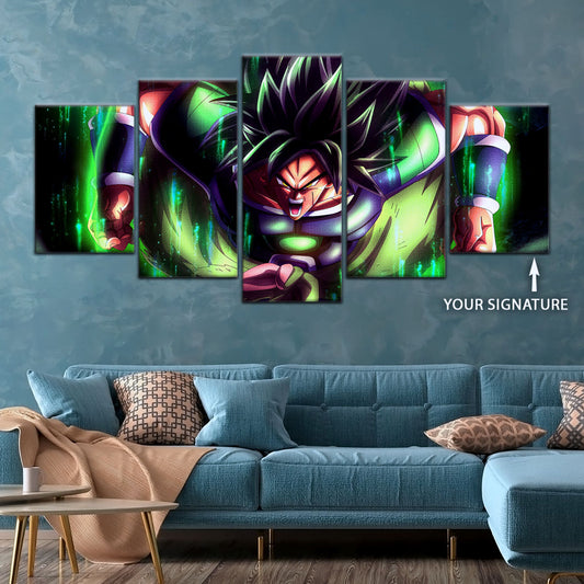 Dragon Ball Super Canvas Wall Art - DR5017 - Legendary Super Saiyan Broly