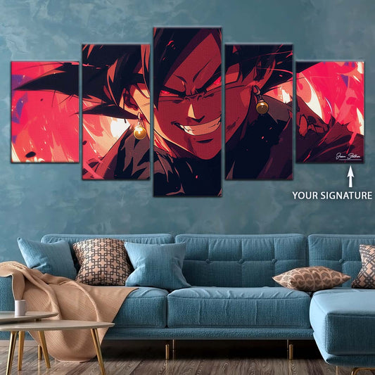 Dragon Ball Wall Art - DR5013 - Black Goku Fury - Dragon Ball Super - Dragon Ball Poster - Dragon Ball Canvas