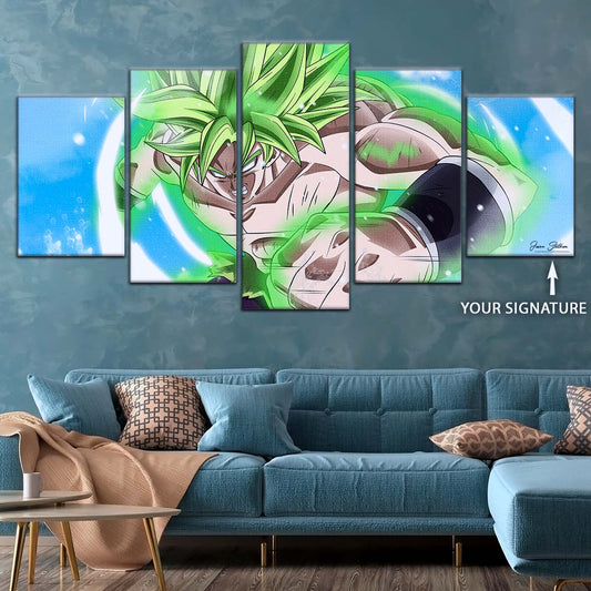 Dragon Ball Wall Art - DR5022 - Broly Unleashed - Dragon Ball Super - Dragon Ball Poster - Dragon Ball Canvas