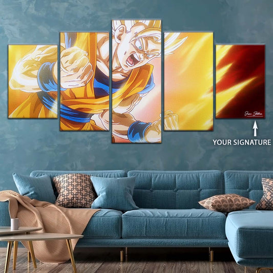 Dragon Ball Wall Art - DR5043 - Goku - Super Saiyan 2 - Dragon Ball DAIMA - Dragon Ball Poster - Dragon Ball Canvas