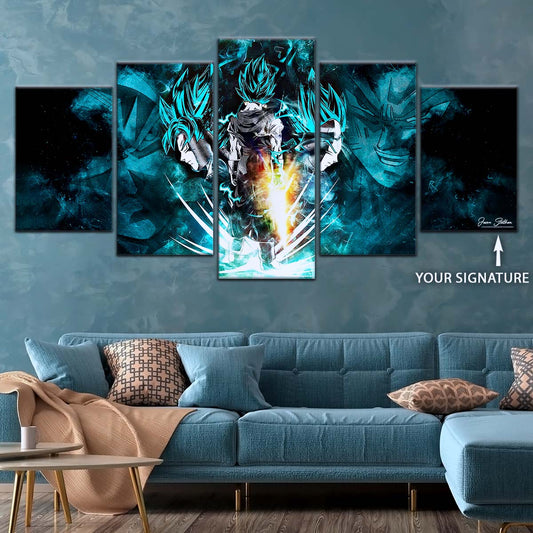 Dragon Ball Wall Art - DR5061 - Goku - Vegeta & Vegito - Dragon Ball Super - Dragon Ball Poster - Dragon Ball Canvas