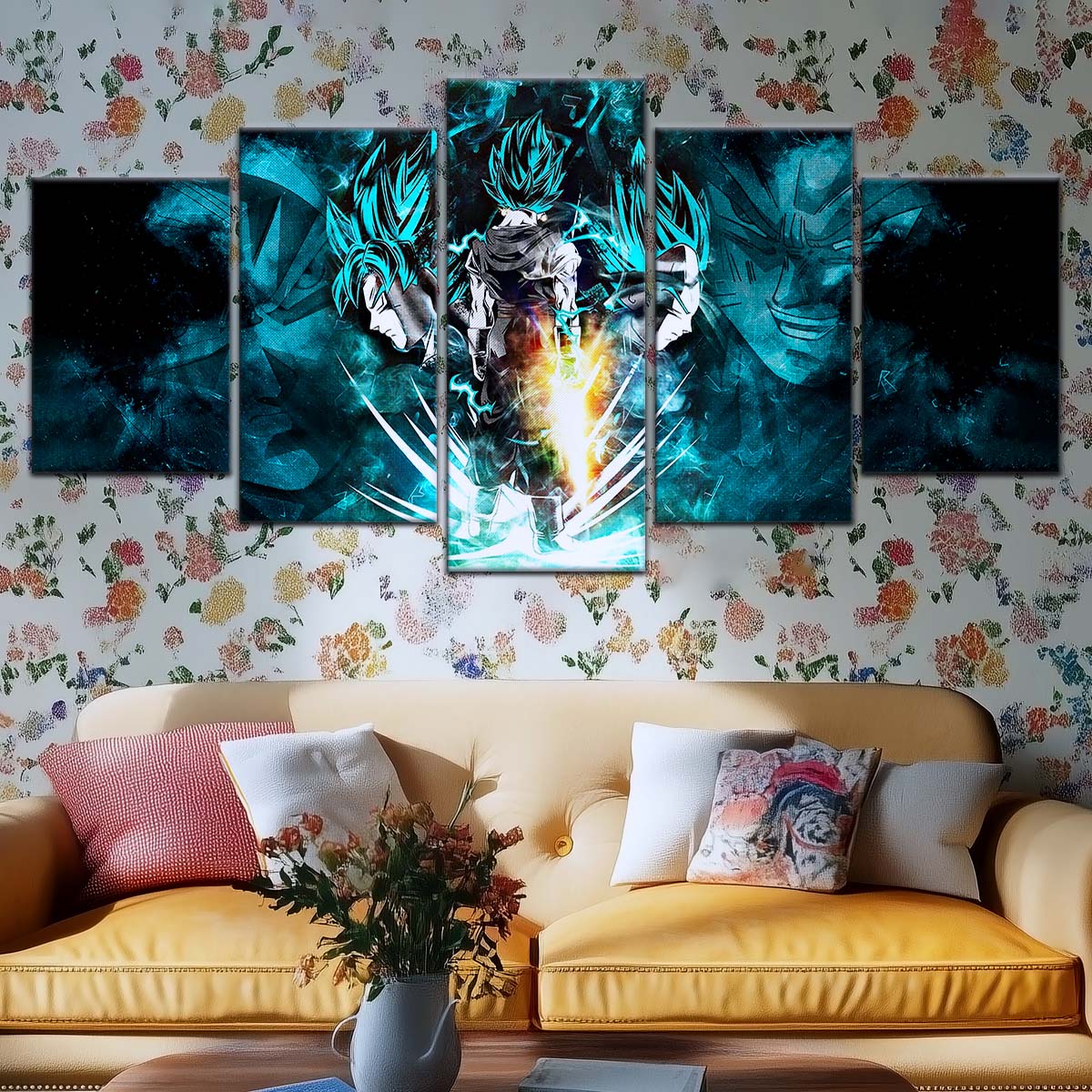Dragon Ball Wall Art - DR5061 - Goku - Vegeta & Vegito - Dragon Ball Super - Dragon Ball Poster - Dragon Ball Canvas