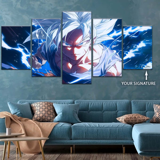 Dragon Ball Wall Art - DR5094 - Mastered Ultra Instinct Goku - Dragon Ball Super - Dragon Ball Poster - Dragon Ball Canvas