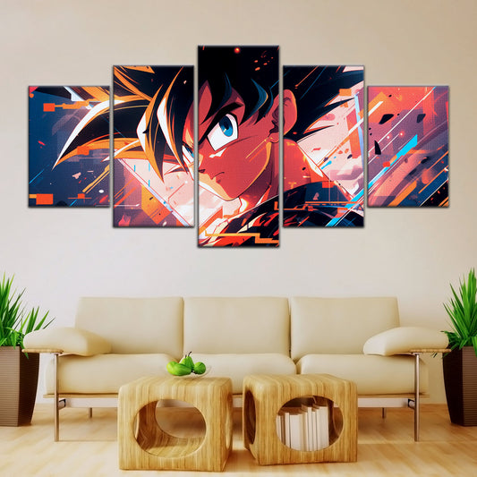Dragon Ball Canvas Wall Art - DR5035 - Super Saiyan Goku