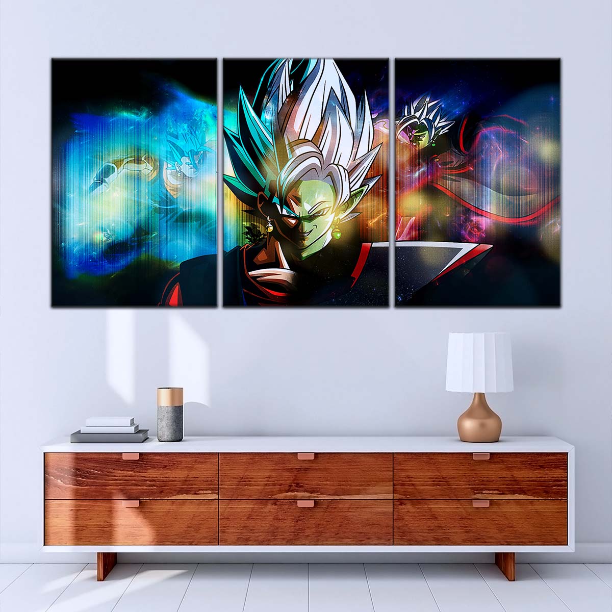 Dragon Ball Wall Art - DR5138 - Zamasu Epic Battle - Zamasu Vs Vegito - Dragon Ball Super - Dragon Ball Poster - Dragon Ball Canvas