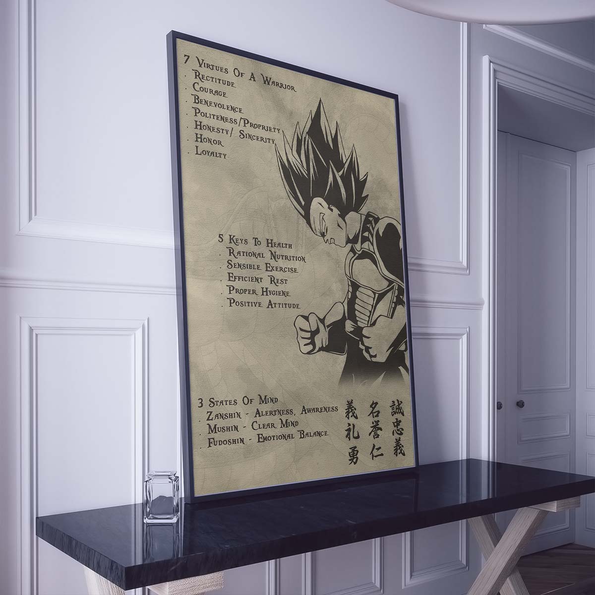 Dragon Ball Wall Art - Dragon Ball Poster - Dragon Ball Canvas - 7 5 3 CODE - Vegeta - DR043 - Vertical Poster - Vertical Canvas