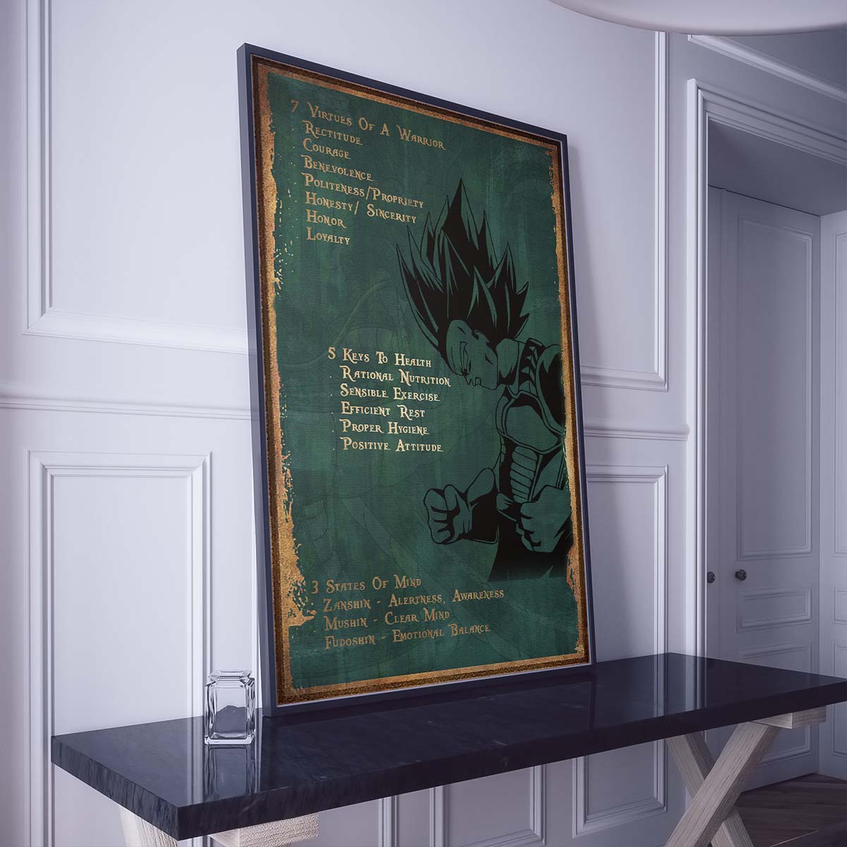 Dragon Ball Wall Art - Dragon Ball Poster - Dragon Ball Canvas - 7 5 3 Code - Vegeta - DR061 - Vertical Poster - Vertical Canvas