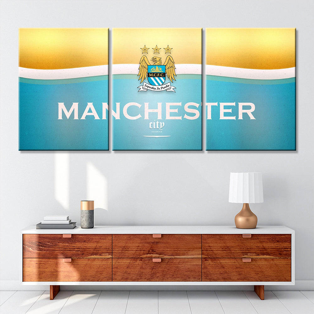 Football Wall Art - FB5021 - Manchester City F.C - MCFC - Football Poster - Football Canvas