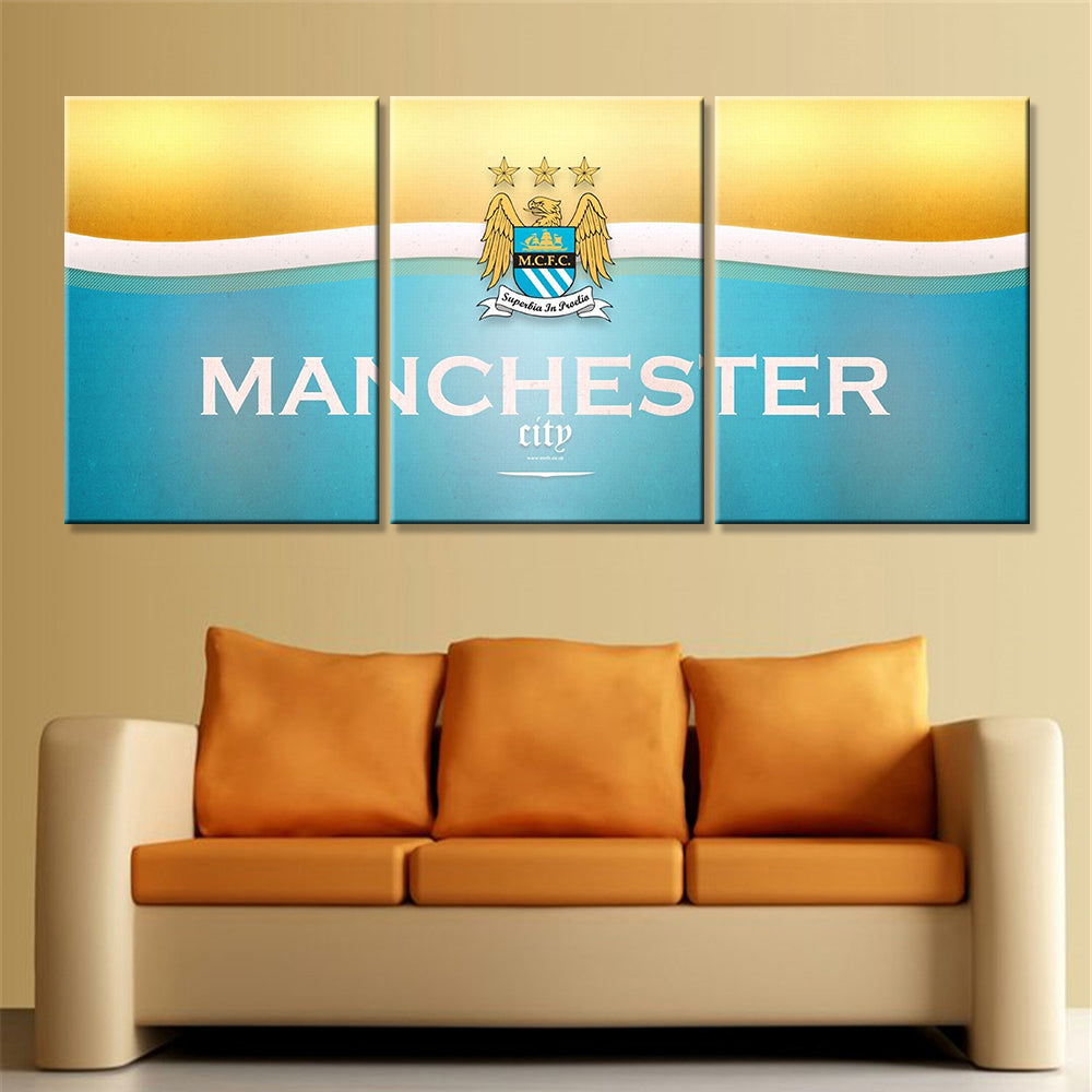 Football Wall Art - FB5021 - Manchester City F.C - MCFC - Football Poster - Football Canvas