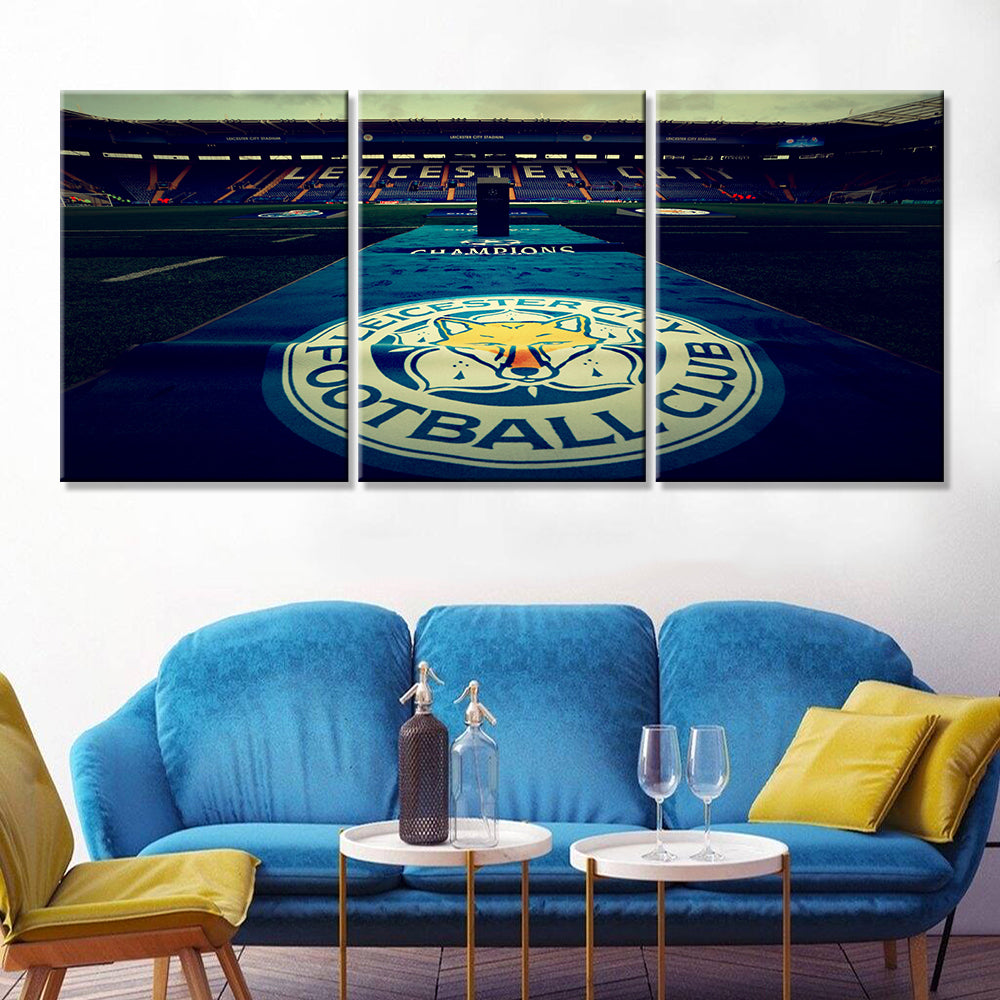 Football Wall Art - FB5024 - Leicester City Champions League - Leicester City F.C - Football Poster - Football Canvas