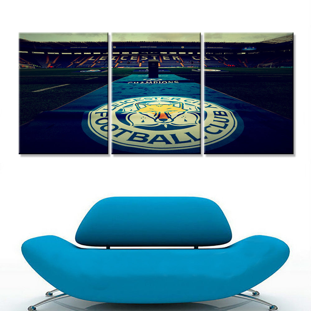 Football Wall Art - FB5024 - Leicester City Champions League - Leicester City F.C - Football Poster - Football Canvas