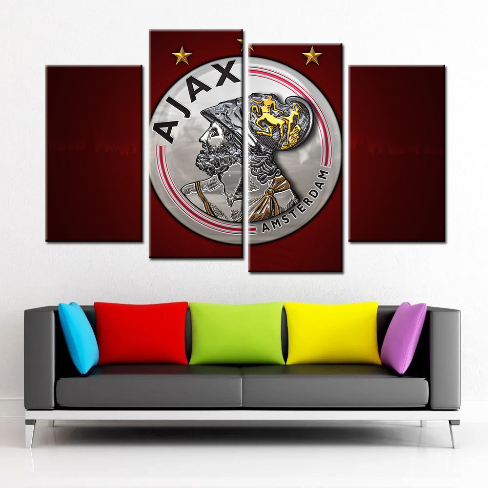 Football Wall Art - FB5018 - AFC - Amsterdamsche Football Club Ajax - Football Poster - Football Canvas
