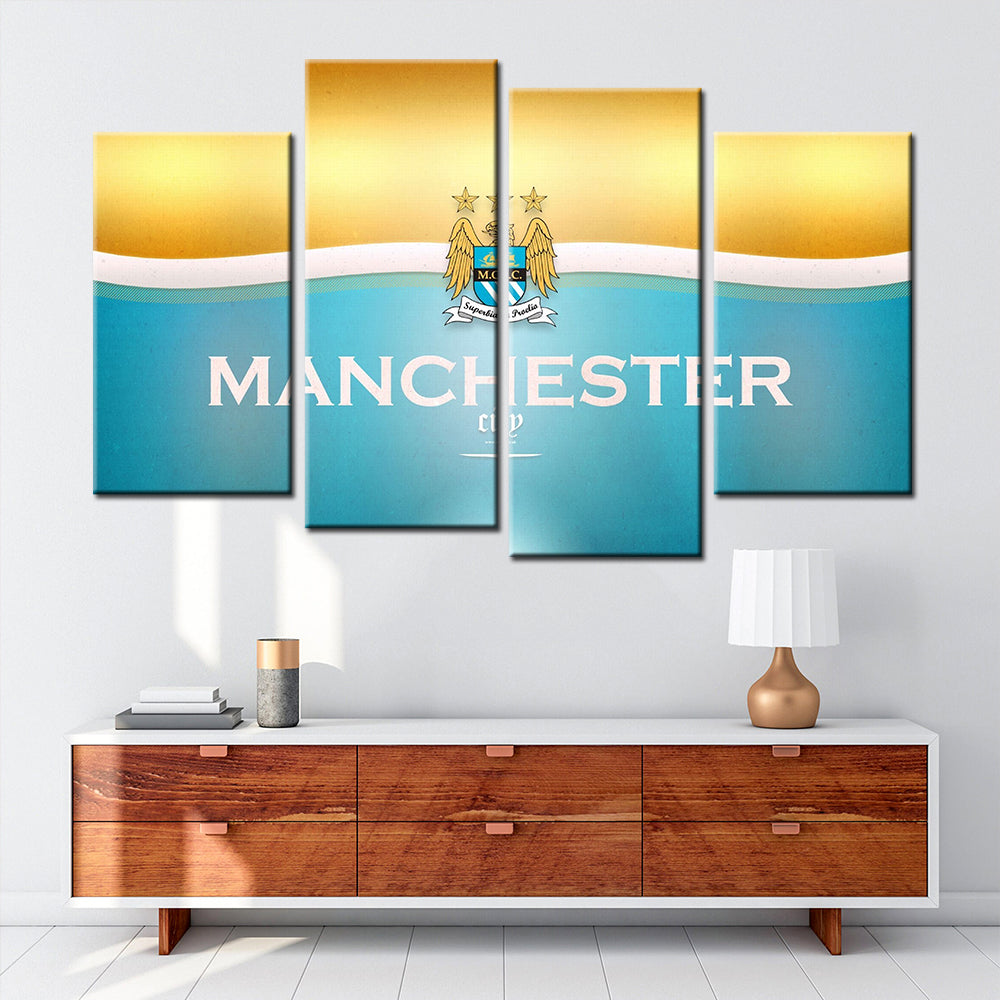 Football Wall Art - FB5021 - Manchester City F.C - MCFC - Football Poster - Football Canvas