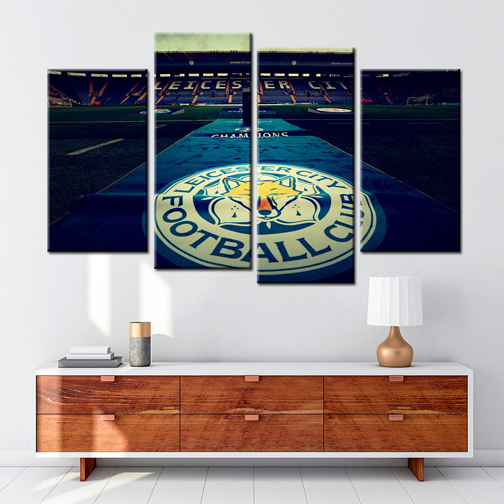 Football Wall Art - FB5024 - Leicester City Champions League - Leicester City F.C - Football Poster - Football Canvas
