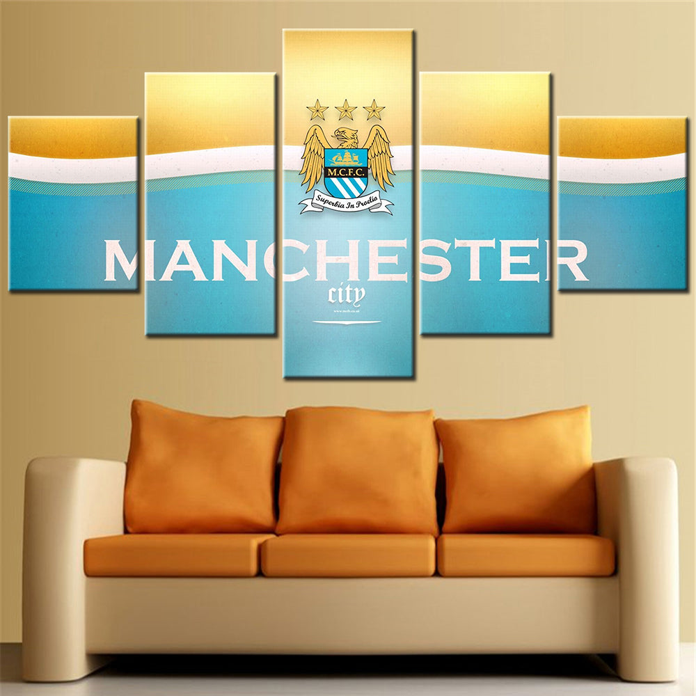 Football Wall Art - FB5021 - Manchester City F.C - MCFC - Football Poster - Football Canvas
